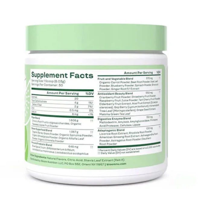 BLOOM ™️- JUGO VERDE - DESHINCHA, ENERGIZA, TRANSFORMA ⭐⭐⭐⭐⭐