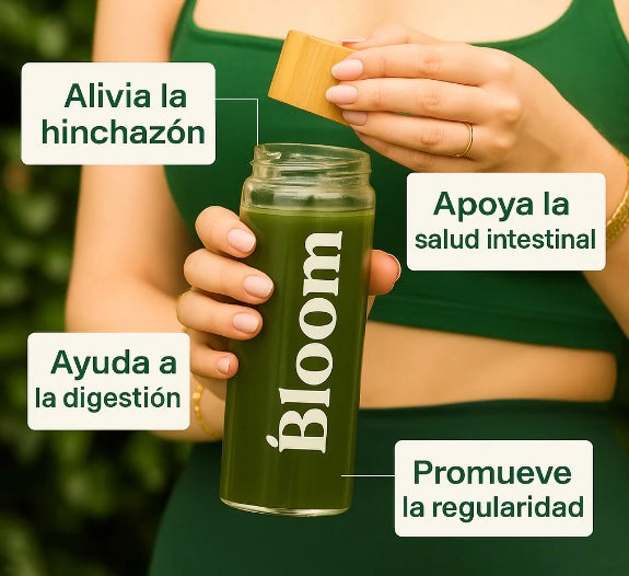BLOOM ™️- JUGO VERDE - DESHINCHA, ENERGIZA, TRANSFORMA ⭐⭐⭐⭐⭐