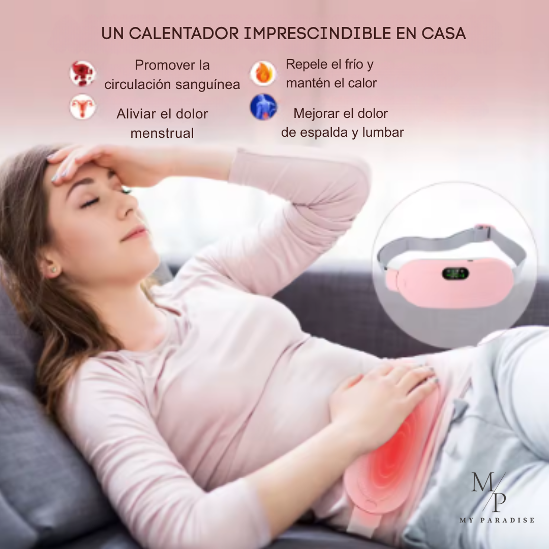 THERMIYA™️-CINTURÓN DOLOR MENSTRUAL TÉRMICO MASAJES ⭐⭐⭐⭐⭐