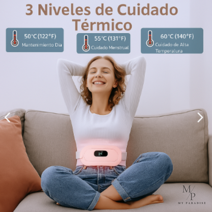 THERMIYA™️-CINTURÓN DOLOR MENSTRUAL TÉRMICO MASAJES ⭐⭐⭐⭐⭐