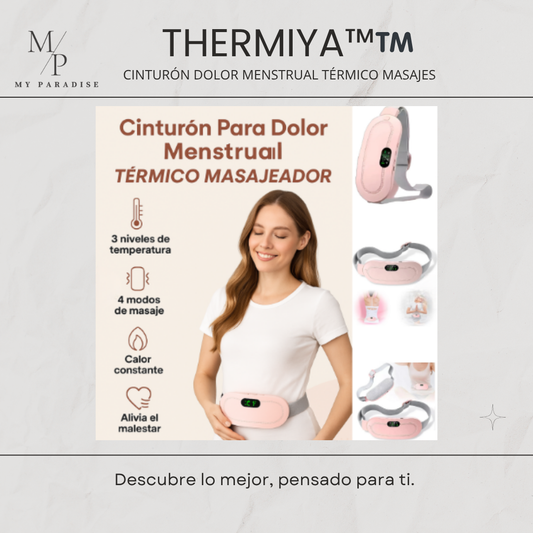THERMIYA™️-CINTURÓN DOLOR MENSTRUAL TÉRMICO MASAJES ⭐⭐⭐⭐⭐