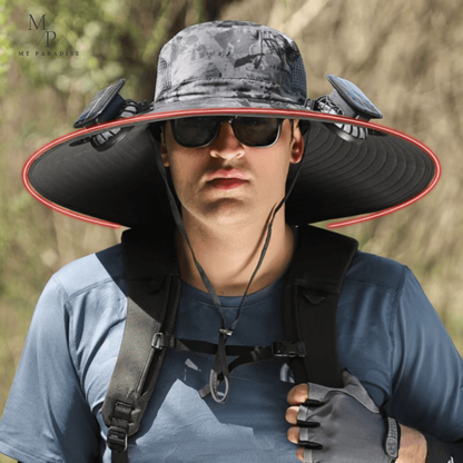 COOLCAP™ – SOMBRERO CON VENTILADOR SOLAR DOBLE ⭐⭐⭐⭐⭐