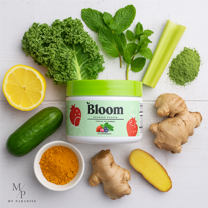 BLOOM ™️- JUGO VERDE - DESHINCHA, ENERGIZA, TRANSFORMA ⭐⭐⭐⭐⭐