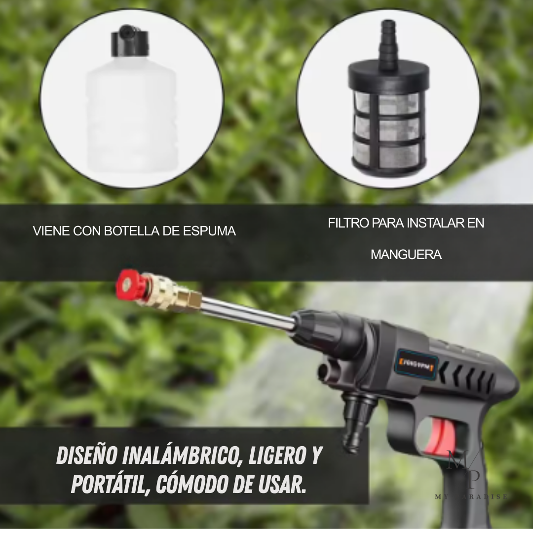 HIDROJET™️- HIDROLAVADORA CON 2 BATERIA 98V DE 🎁⭐⭐⭐⭐⭐