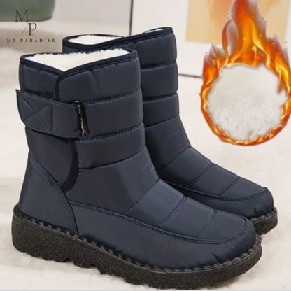 DRYCHIC™️-BOTINES IMPERMEABLES PARA DAMA INVIERNO COLOR NEGRO⭐⭐⭐⭐⭐