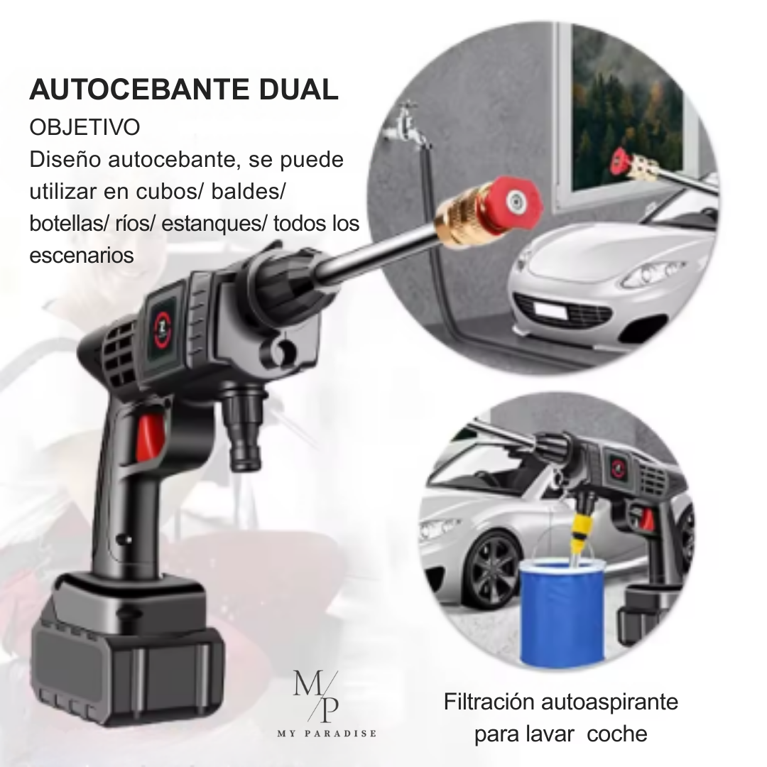 HIDROJET™️- HIDROLAVADORA CON 2 BATERIA 98V DE 🎁⭐⭐⭐⭐⭐