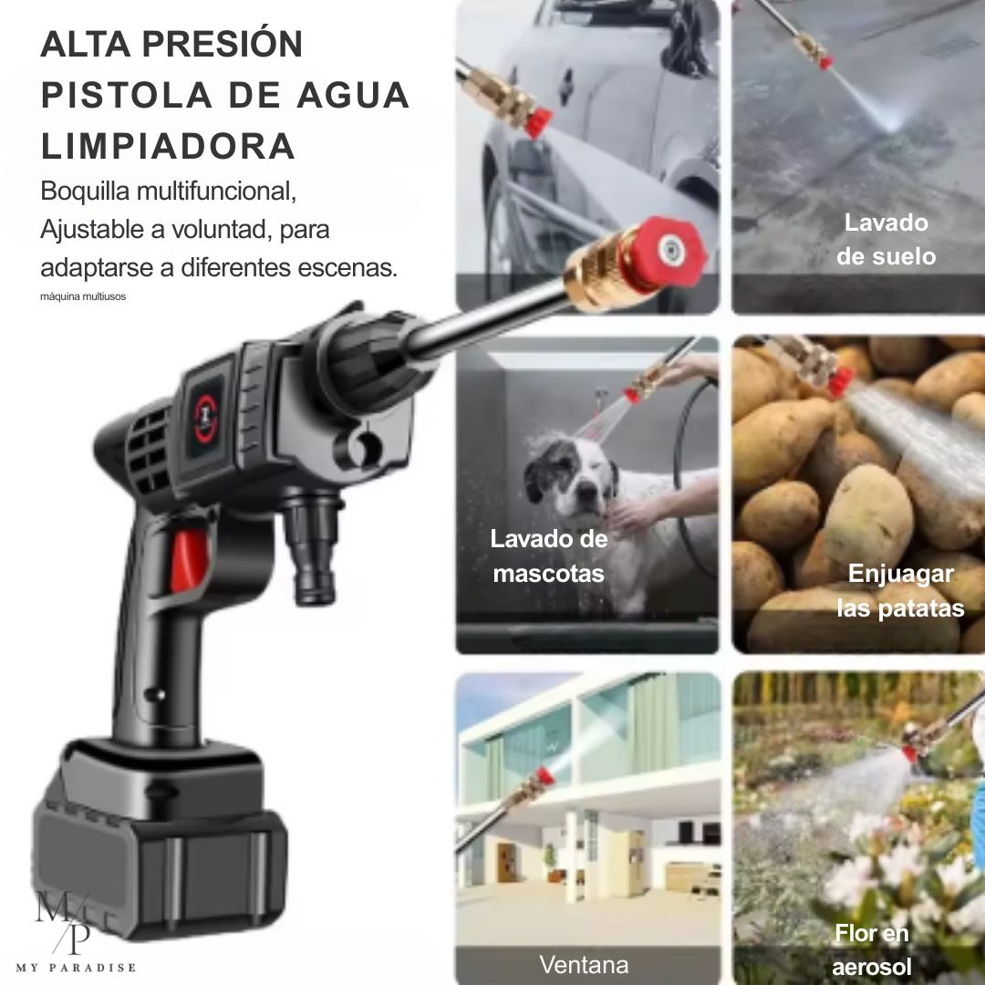 HIDROJET™️- HIDROLAVADORA CON 2 BATERIA 98V DE 🎁⭐⭐⭐⭐⭐