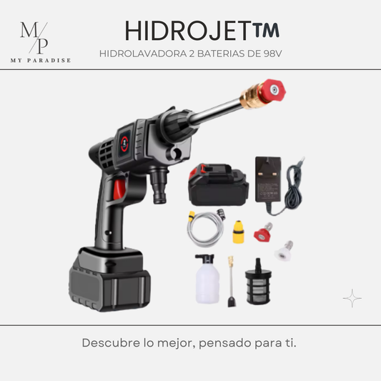 HIDROJET™️- HIDROLAVADORA CON 2 BATERIA 98V DE 🎁⭐⭐⭐⭐⭐