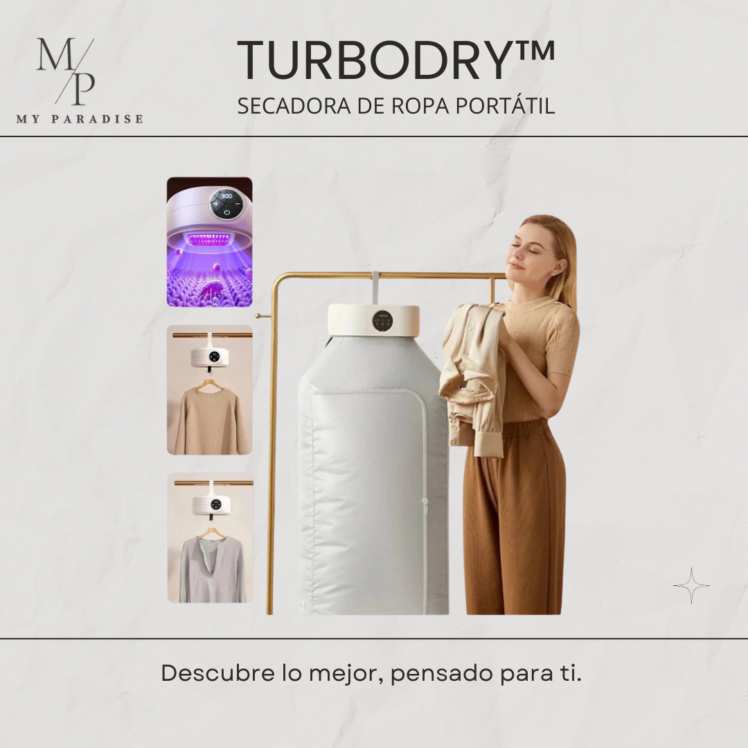 TURBODRY ™️SECADORA DE ROPA PORTÁTIL ⭐⭐⭐⭐⭐