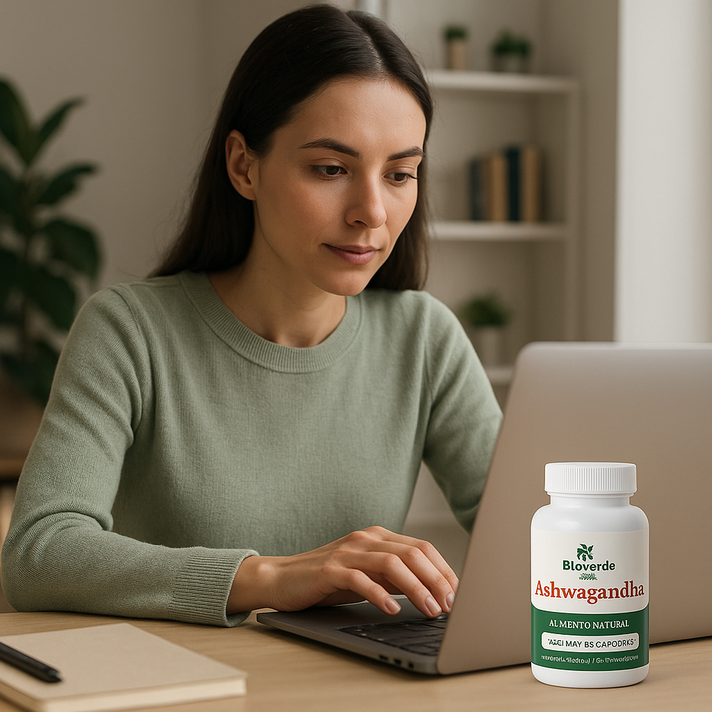 ASHWAGANDHA 60 CÁP. BIO VERDE ⭐⭐⭐⭐⭐