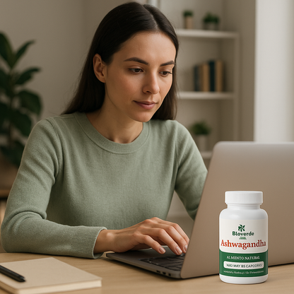 ASHWAGANDHA 60 CÁP. BIO VERDE ⭐⭐⭐⭐⭐