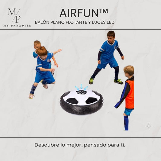 AIRFUN ™️- PELOTA PLANA DE FÚTBOL FLOTANTE LED ⭐⭐⭐⭐⭐