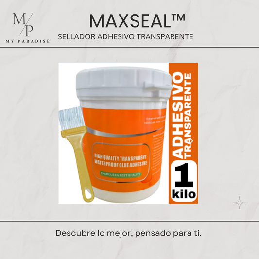 MAXSEAL™️1 KILO SELLADOR ADHESIVO TRANSPARENTE ⭐⭐⭐⭐⭐
